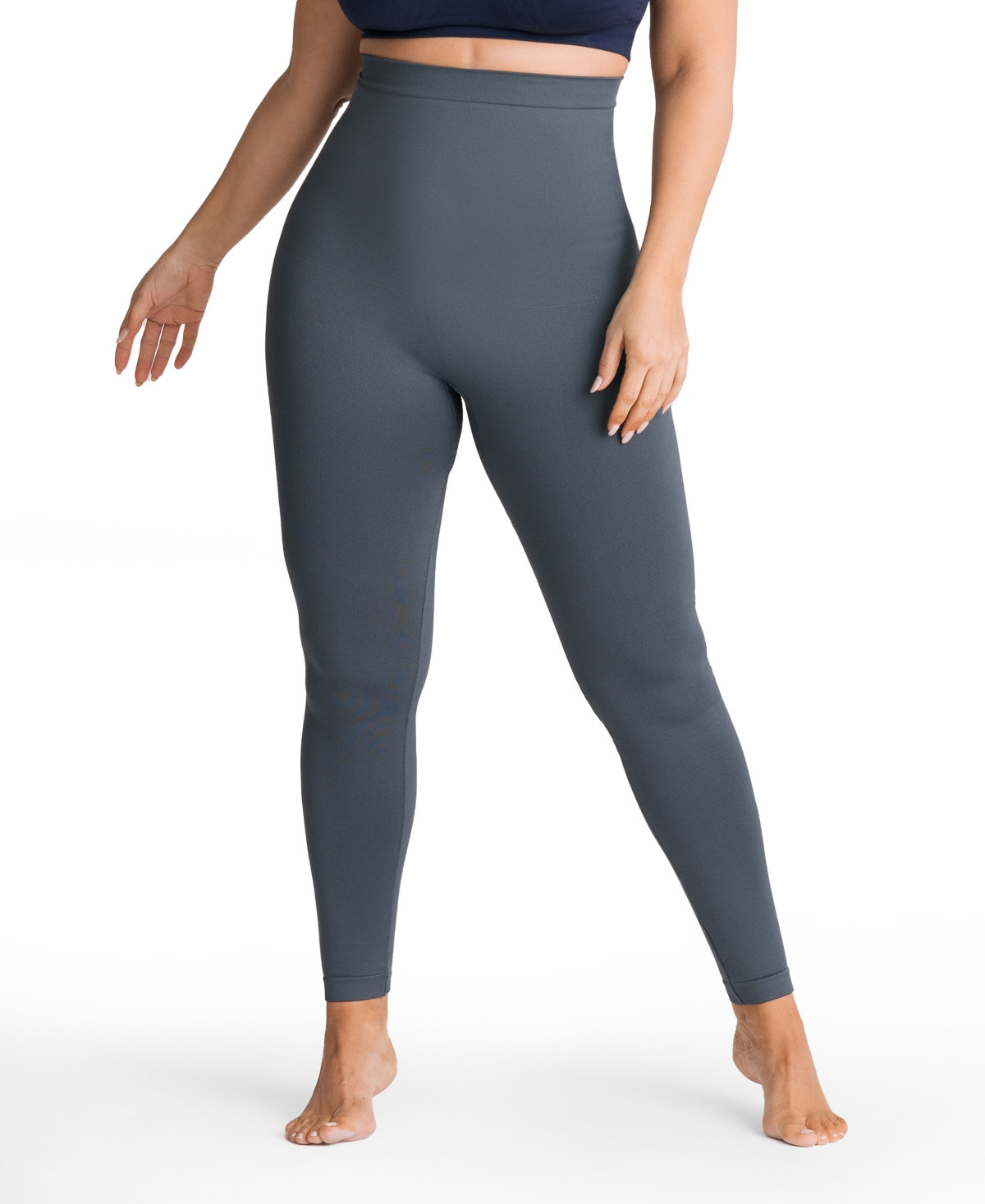 Shapermint Essentials Women's High Waisted Shaping Leggings 42075 - Gray | Macy's