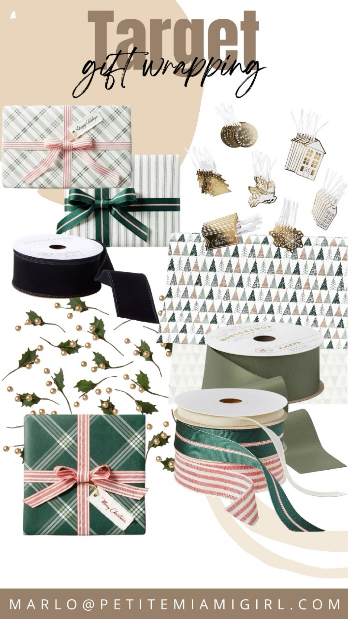 Target gift wrapping.

#LTKSeasonal #LTKGiftGuide #LTKHoliday