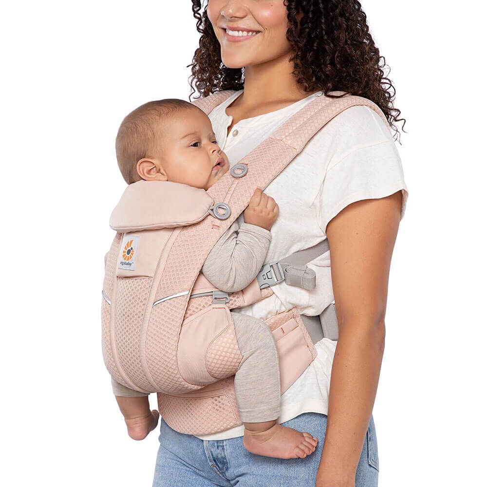 Ergobaby Omni Breeze Baby Carrier – SoftFlex Mesh: Pink Quartz | Ergo Baby