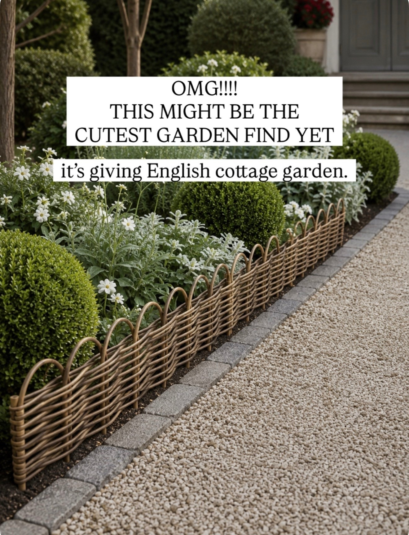 One of a kind this wicker garden border is super cute steal this idea in your neighbors will ask about it Wayfair patio

#LTKHome #LTKSaleAlert