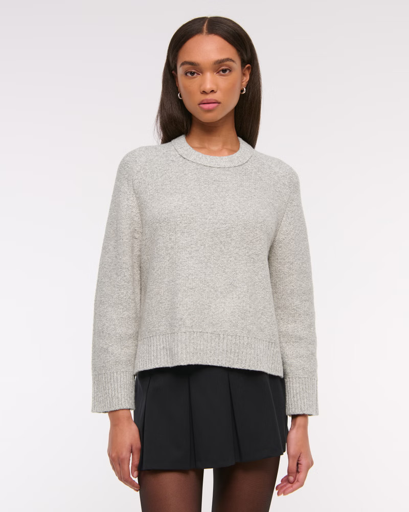 The A&F Madeline Crew Sweater | Abercrombie & Fitch (US)