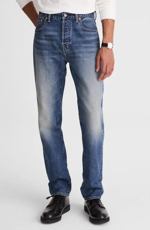 Madewell The 1991 Straight Leg Jeans in Timmons Wash at Nordstrom, Size 31 X 32 | Nordstrom