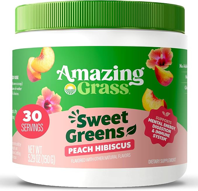 Amazing Grass Sweet Greens and Superfoods Powder for Digestive Health, Greens Powder, Digestive E... | Amazon (US)