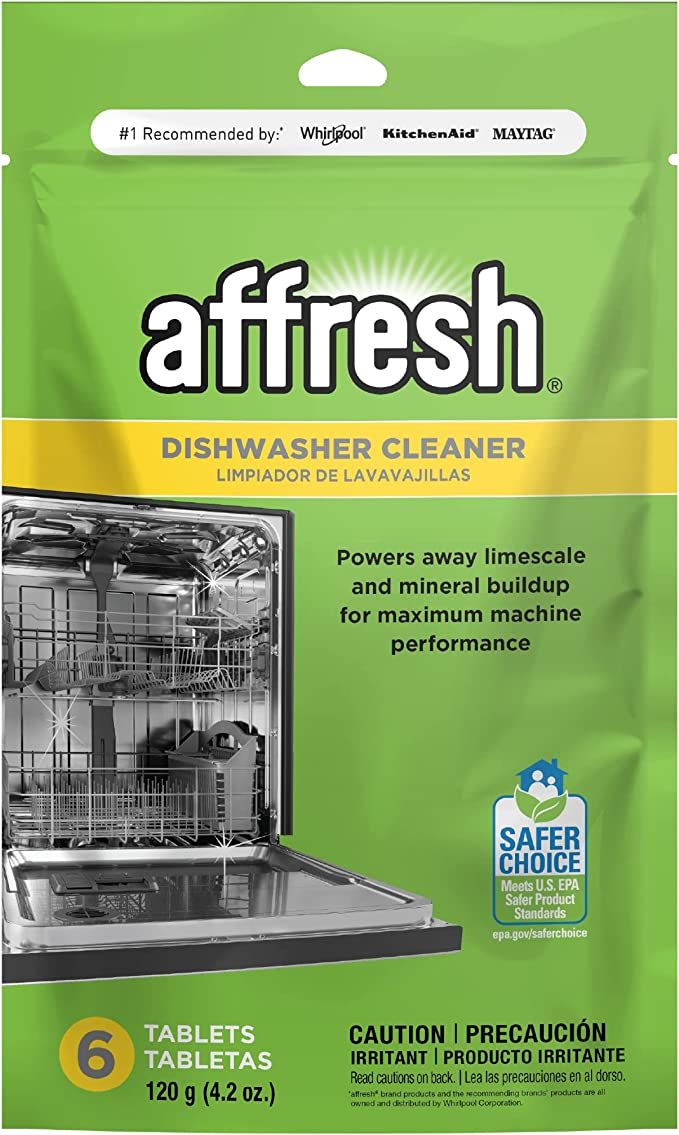 Affresh Dishwasher Cleaner, 6 Tablets | Formulated to Clean Inside All Machine Models | Amazon (US)