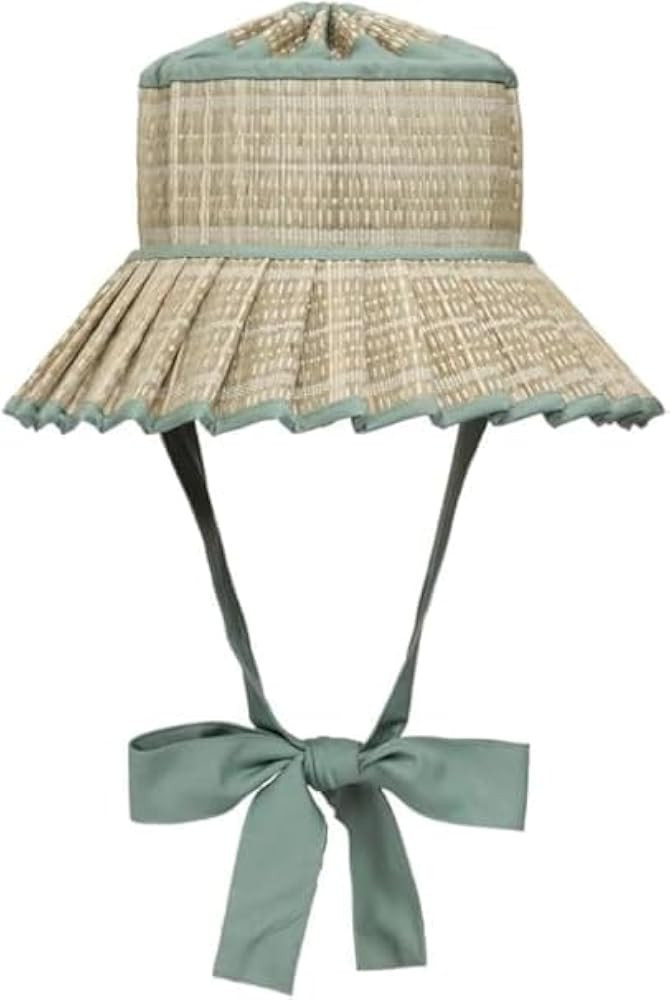 Women's Lorna Murray Hat, Reversible Straw Pleated Sun Hat, Wide Brim Foldable Casual Outdoor Bea... | Amazon (UK)
