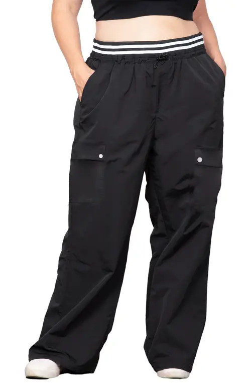 Standards & Practices Wide Leg Cargo Pants in Black at Nordstrom, Size 2X | Nordstrom