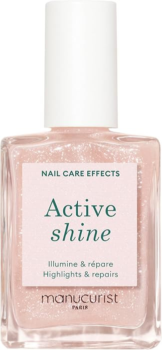 Manucurist Active Shine Illuminating & Care Nail Polish - Nail Concealer - No Lamp - Ultra-Shiny ... | Amazon (US)