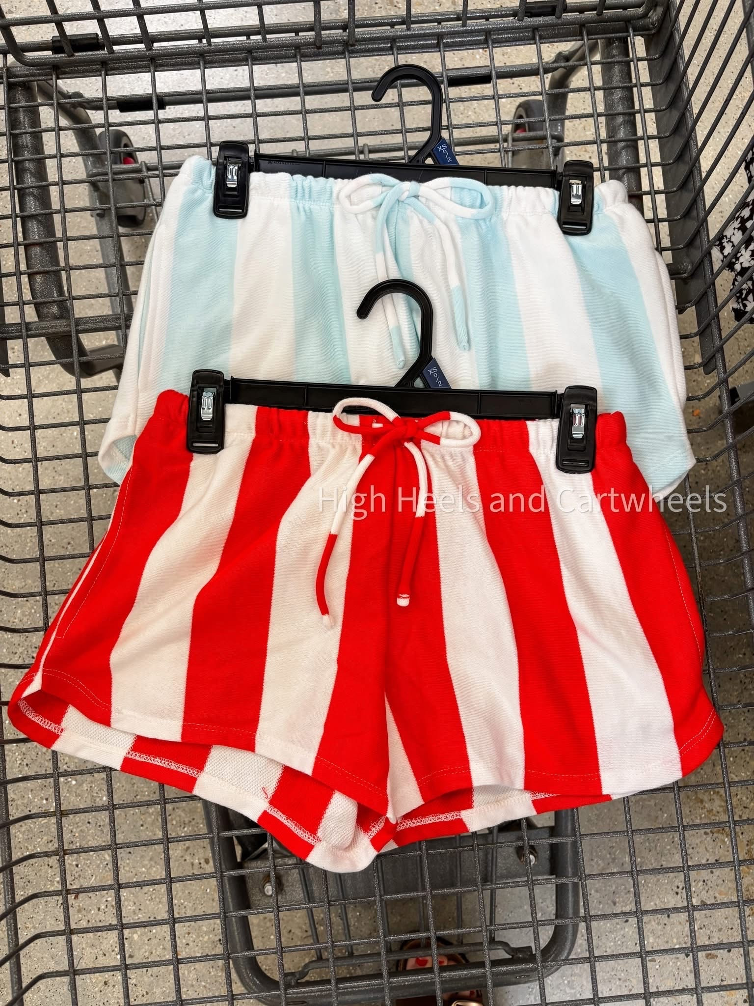 Cute shorts from summer!! Those red ones are adorable and would be cute to wear on the 4th also!