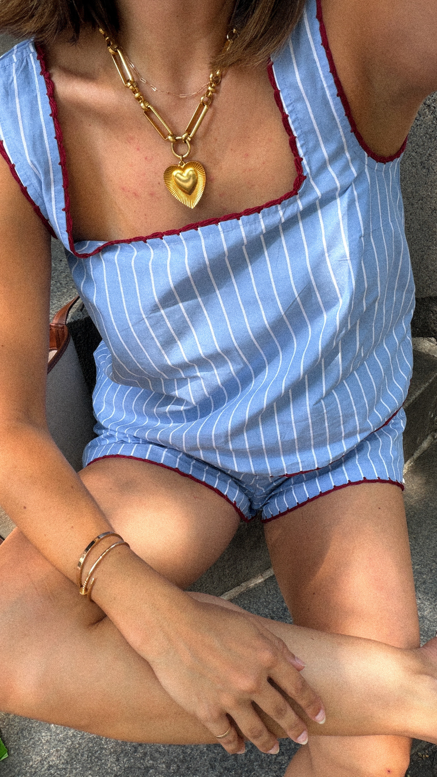The matching set I can't get enough! So easy breezy for hot summer days but still looks elevated. Runs TTS!  

 #LTKootd #LTKSeasonal