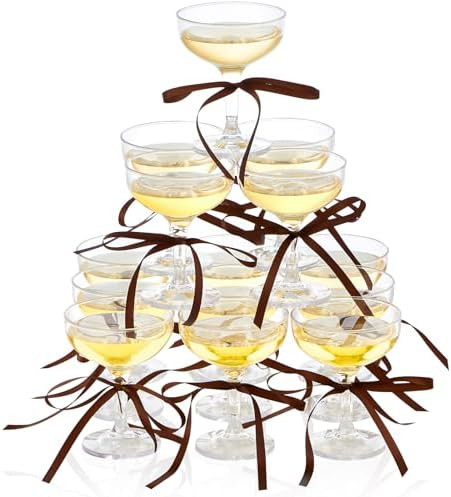 Maxdot 20 Set A Tini Bit Older Espresso Martini Birthday Party Supplies 5 oz Plastic Martini Glas... | Amazon (US)