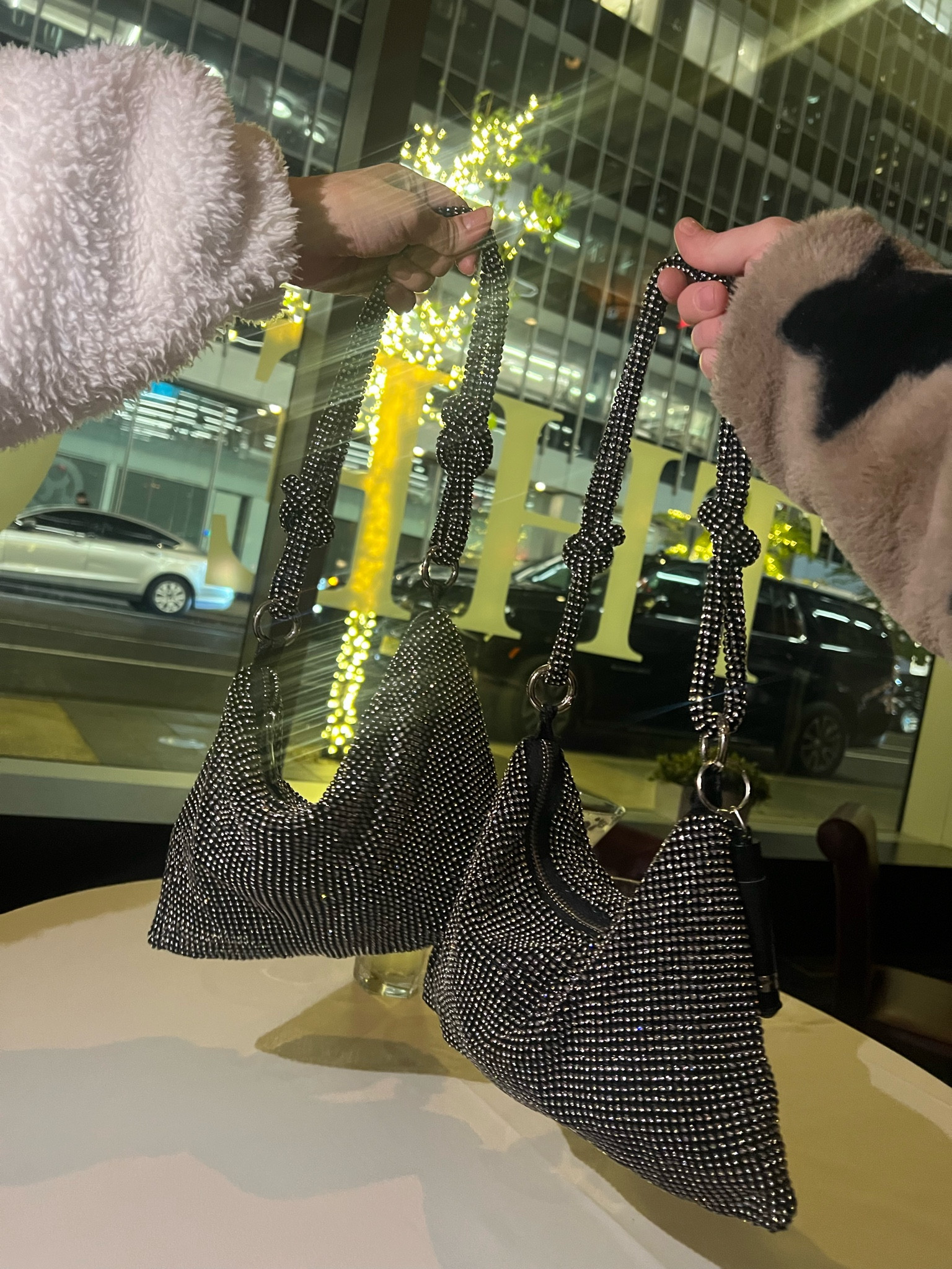 Sparkly purses are IN this holiday season ✨ I love this rhinestone handbag, it fits so much more than you’d think!

#LTKHoliday #LTKGiftGuide #LTKfindsunder100