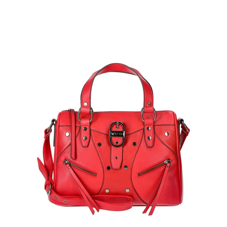 Jessica Simpson Woman's Courtney Satchel Handbag, Tango Red | Walmart (US)