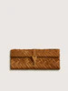 Sophie Woven Clutch - Brown | JW PEI US