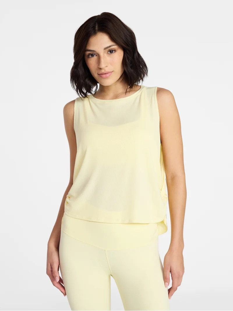 Avia Women's Side Knot Color Tank Top, Sizes XS-XXXL | Walmart (US)