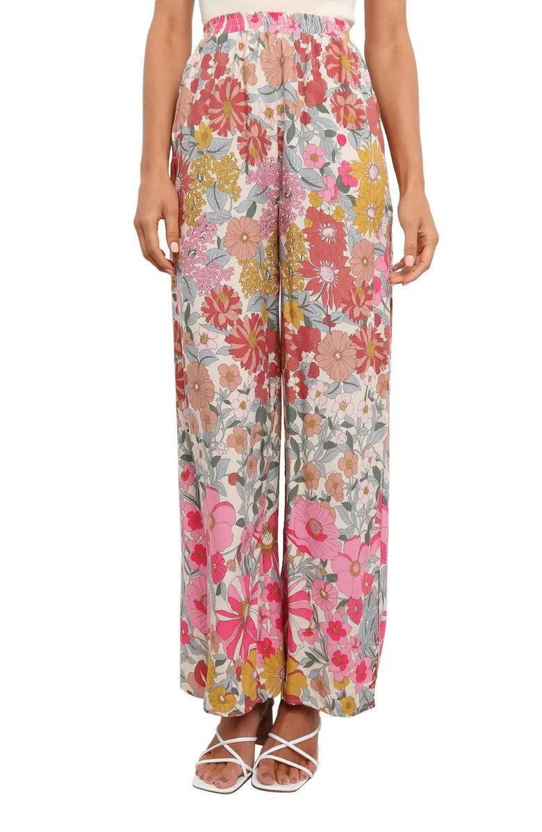 Hart High Waist Floral Wide Leg Pant | Nordstrom