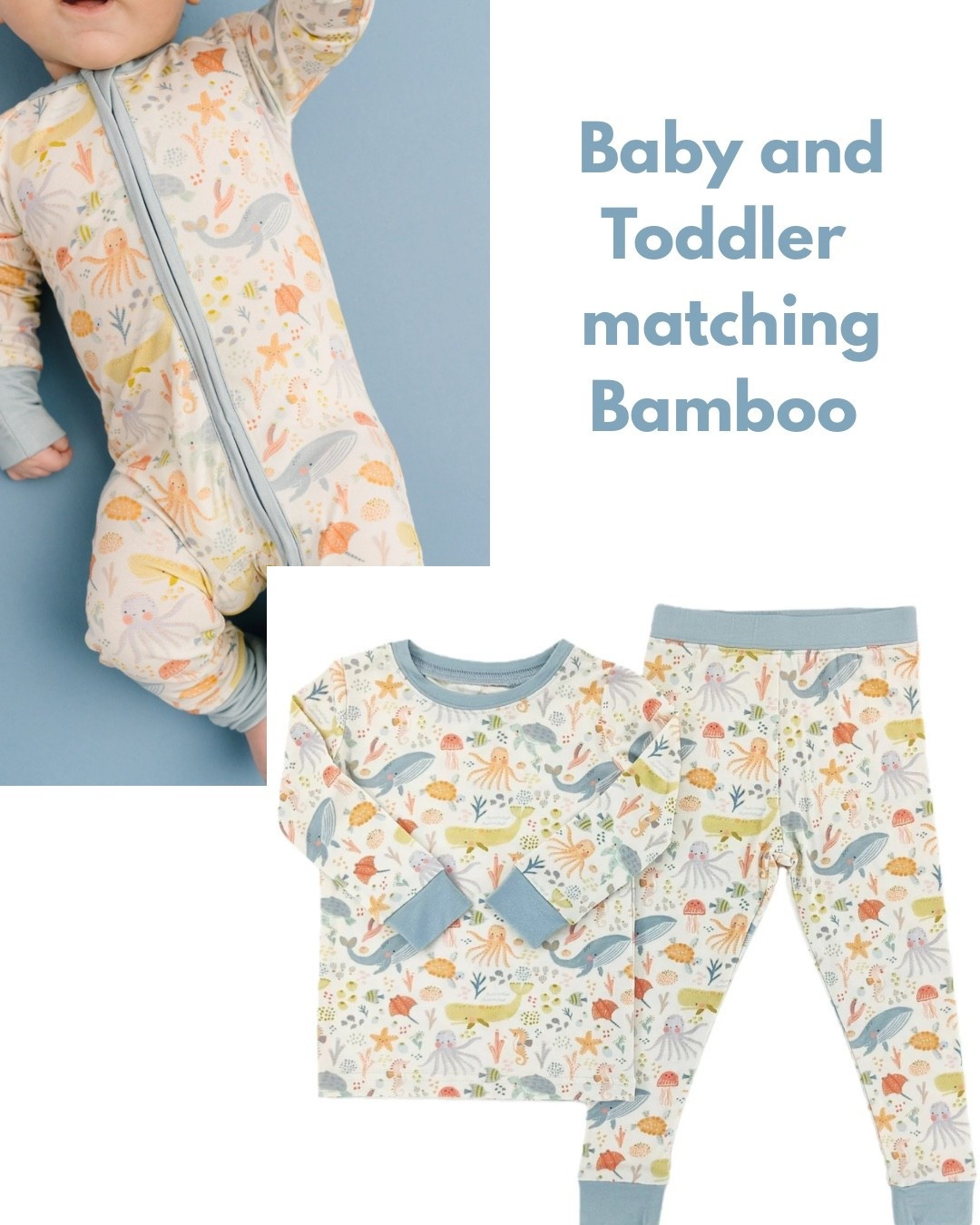 Matching bamboo pajamas! Code DROPDAY for 25% off! 

#LTKSpringSale #LTKKids #LTKBaby