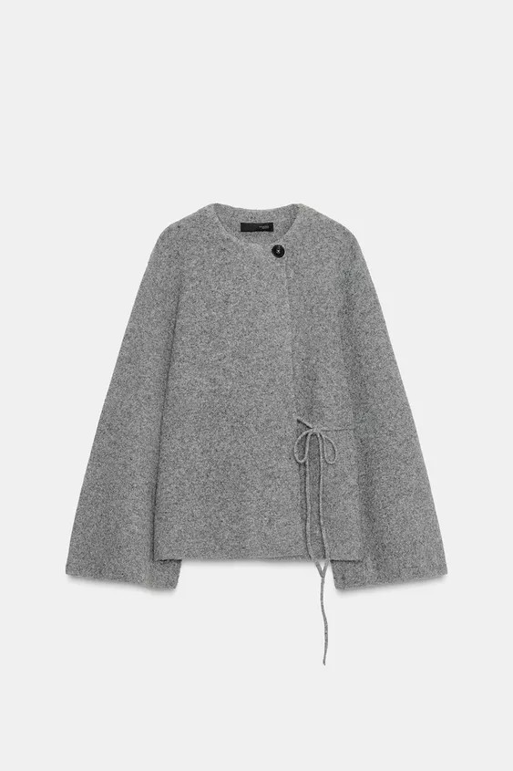 CARDIGAN WITH SLEEVE OPENING | Zara UK