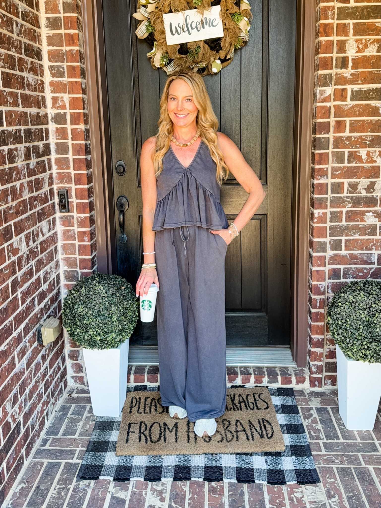 The cutest set ever! Perfect together or styled separately. Looks very close to a much more expensive set. This is a great quality and so comfy. I’m wearing a small. 

Casual outfits | travel outfits | Amazon | vacation outfits | two piece set | easy outfits |

#LTKmomlife #LTKTravel #LTKootd