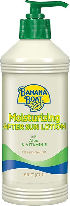 Banana Boat Moisturizing After Sun Lotion with Aloe and Vitamin E, 16Fl Oz, After Sun Care, Banan... | Amazon (US)