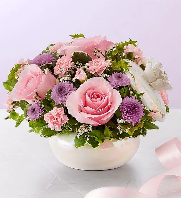 EXCLUSIVE A mother’s love is forever. This sentiment is beautifully captured in our garden-ins... | 1800flowers.com