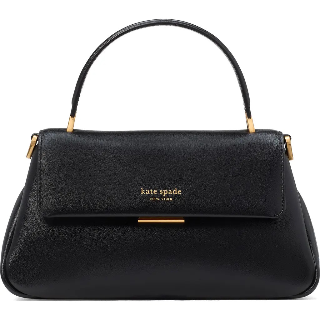 Kate Spade New York grace leather top handle bag in Black at Nordstrom | Nordstrom