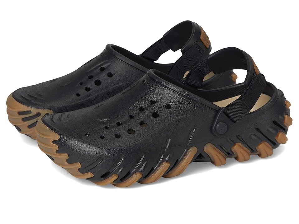 Crocs Echo Ro Clog Clog Shoes Black: Men's 7 - Women's 9 Medium | Zappos.com
