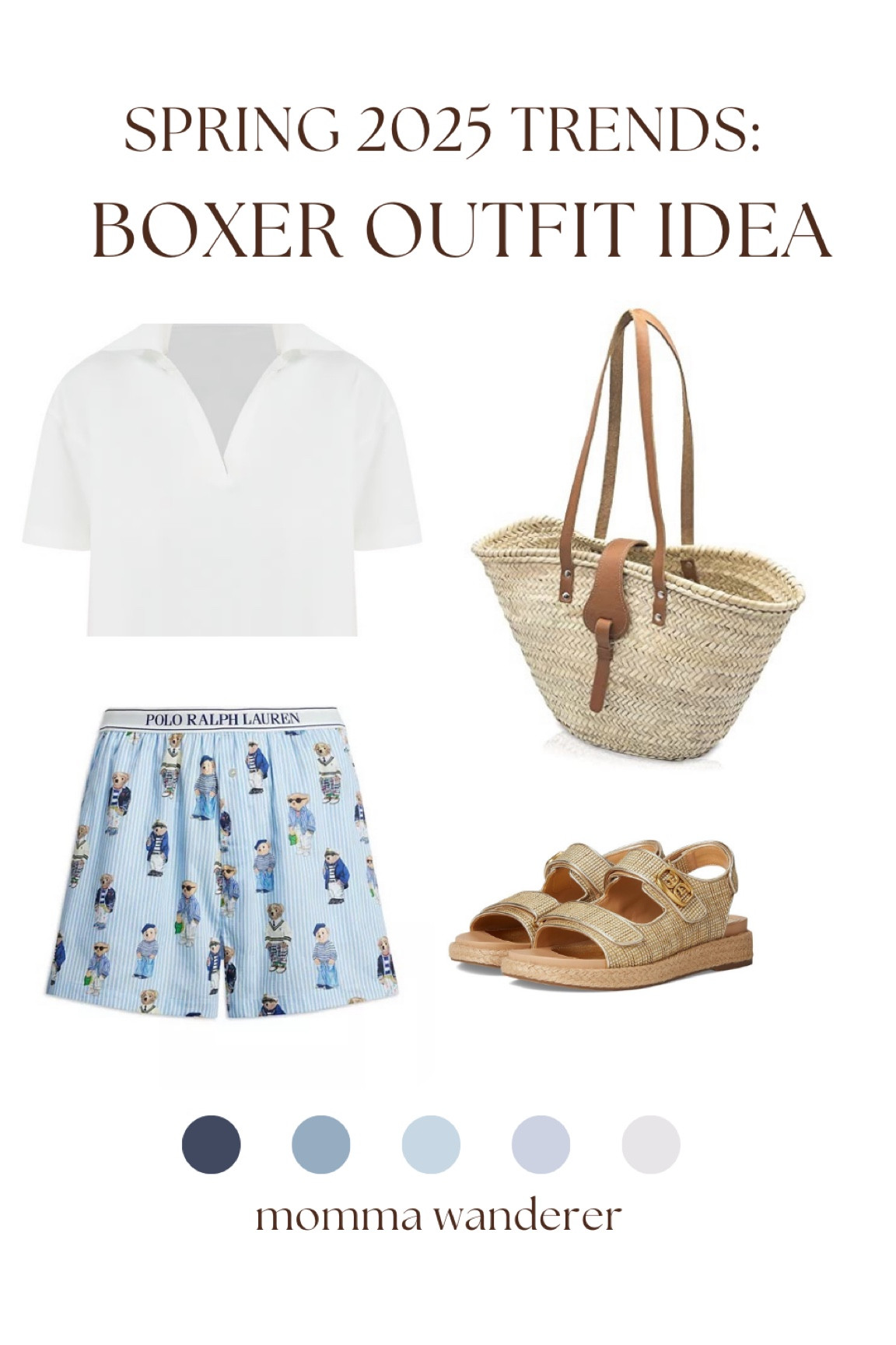 Spring 2025 trend, boxers. An outfit idea. 🩵 this is an outfit I will be wearing for spring break. Resort wear | travel

#LTKTravel #LTKSeasonal #LTKStyleTip