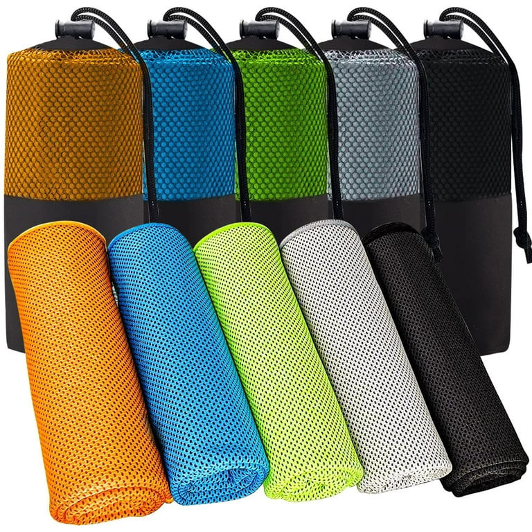 COCOBELA 5Packs Cooling Neck Towels, Cooling Neck Wraps,Soft Ice Chilly Towels for Hot Weather Wo... | Walmart (US)