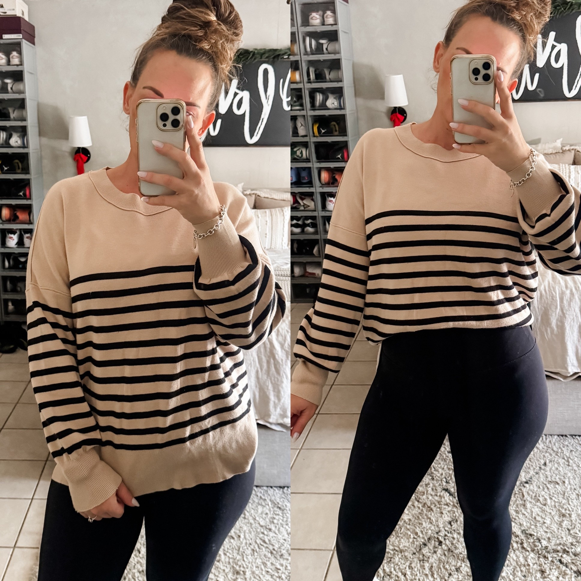 The striped sweater I reach for every time.

Cozy, neutral, and so easy to style with leggings, denim, joggers—literally anything. Perfect for errands, school drop-off, or a comfy at-home day. 🤌✨

#LTKFinds #LTKStyle #LTKFashion #NeutralOutfit #CozyStyle #EverydayStyle #MomStyle #OOTDInspo #CasualOutfits #FallLayers


#LTKMidsize #LTKootd #LTKmomlife