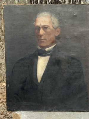 Antique 19thC Oil Painting On Canvas O/C Portrait Of A GENTLEMAN Dated c1874 | eBay | eBay US