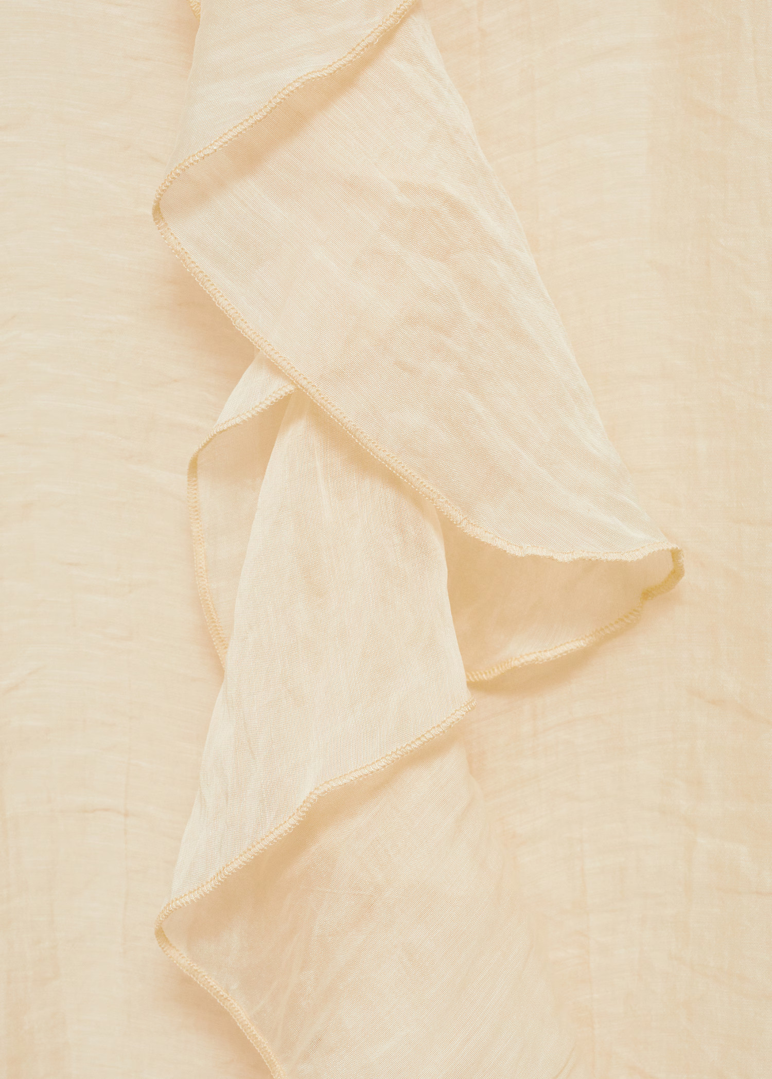 Lyocell shirt with ruffles - Women | MANGO USA | Mango (US/MX/AU)