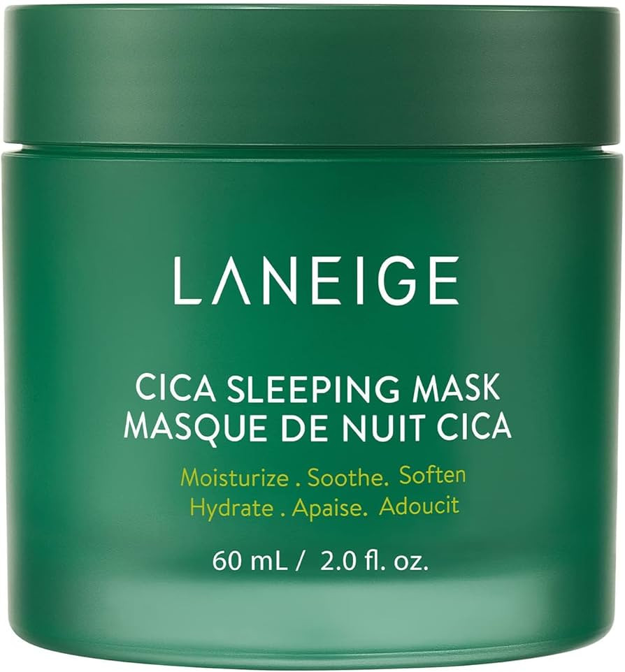 LANEIGE Cica Sleeping Mask: Korean Overnight Mask, Hypoallergenic, Fermented Forest Yeast Extract... | Amazon (US)