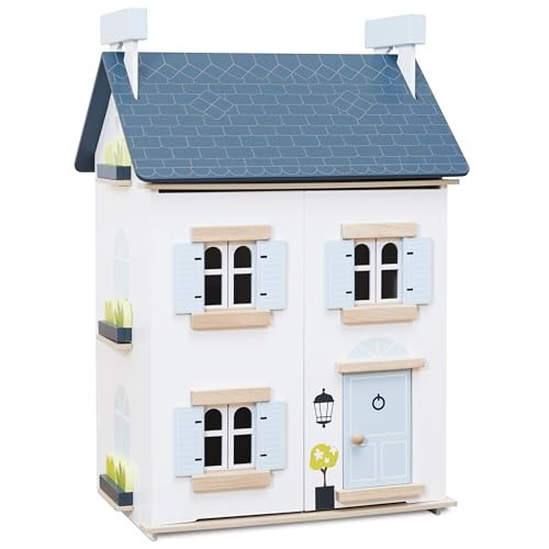 Le Toy Van - Wooden- Sky Doll House - Kids Dream House - 2 Storey with Attic - Fill with Dollhouse Accessories - Suitable for Ages 3+ | Amazon (US)