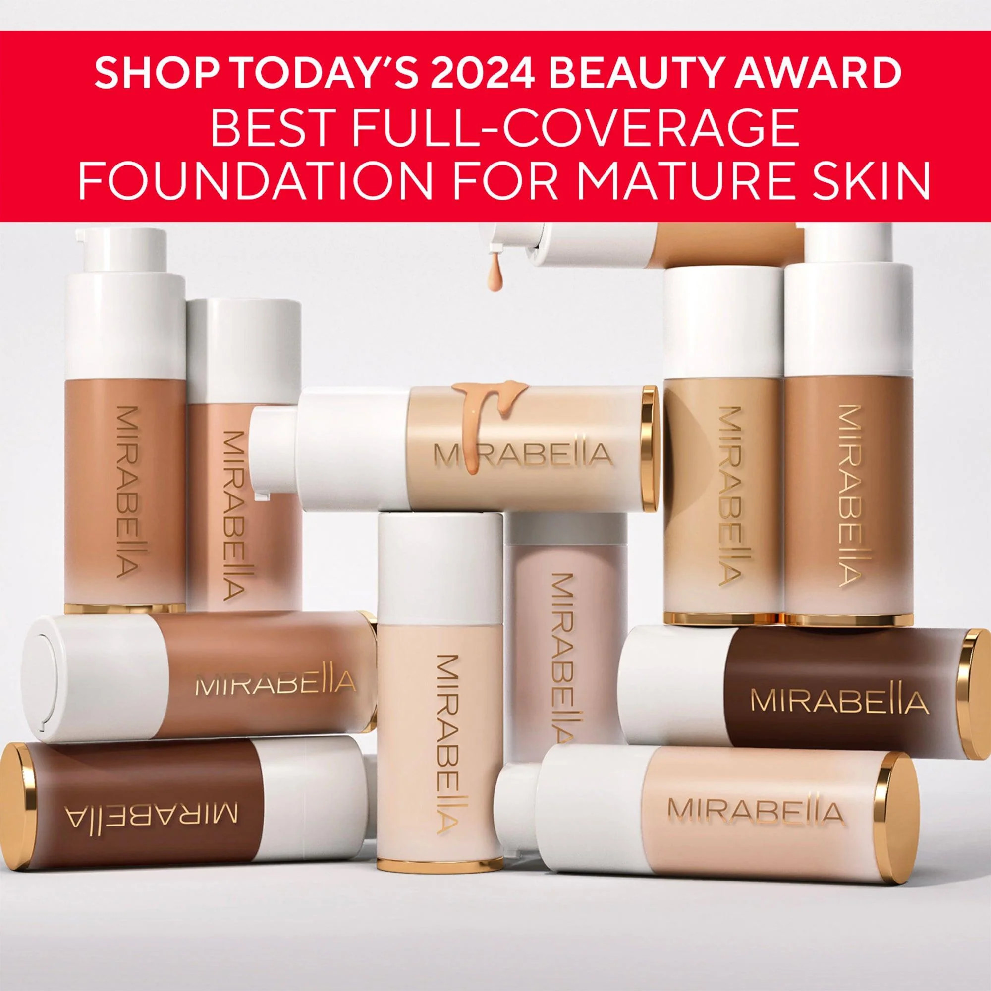 Invincible For All Anti-Aging HD Foundation | Mirabella 