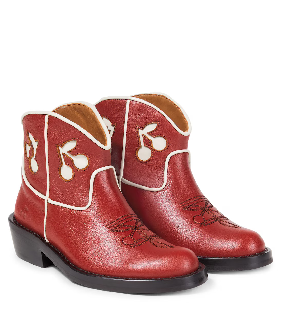 Joya embroidered leather ankle boots | Mytheresa (US/CA)