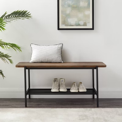 Modern Open Storage Entryway Bench - Saracina Home | Target