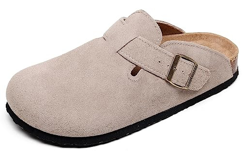 guoluofei Clogs for Women,Womens Clogs and Mules Outdoor House Slipers with Arch Support Brown | Amazon (US)