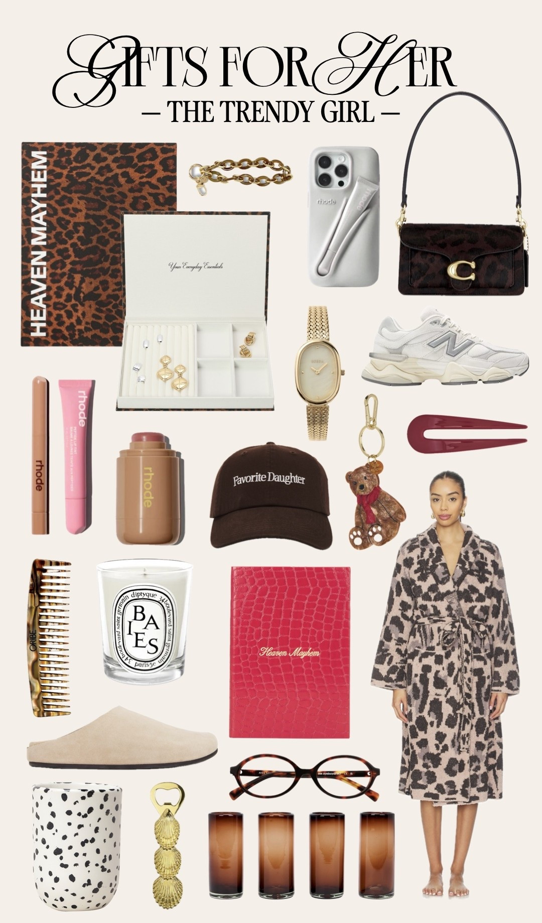 Gift guide for the trendy girl in your life! 🐆❤️ 

Gift ideas. Trendy. Leopard. Robe. Gifts for her. Girlies. Gifts. Christmas gifting

#LTKGiftGuide #LTKHoliday