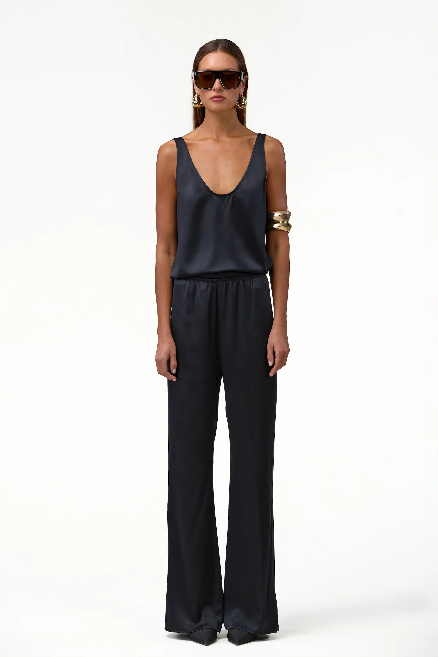 Silk Pant (Black) | SAME