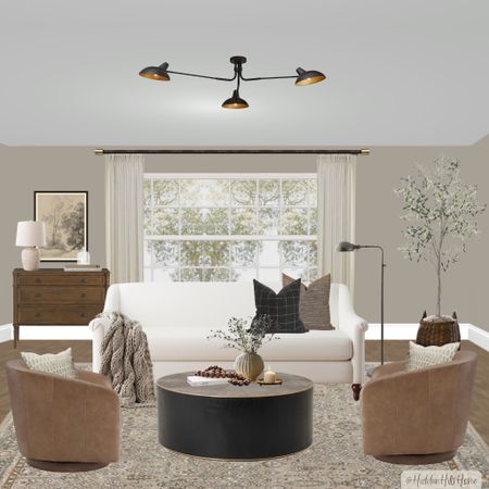 Cozy living room decor mood board! Living room design with wall colors Fawn Brindle! Living room inspiration #livingroom

#LTKstyletip #LTKhome #LTKsalealert