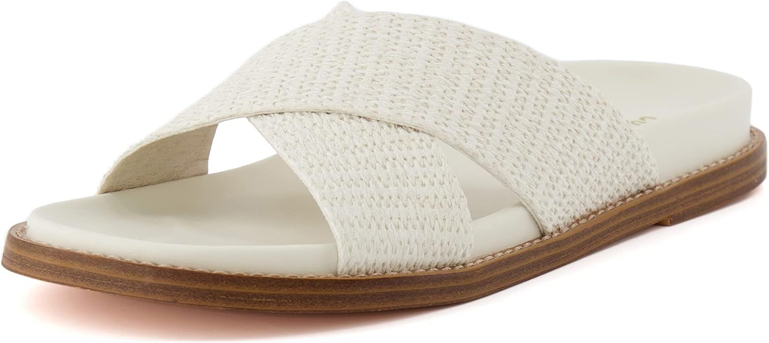 CUSHIONAIRE Women's Nell footbed sandal with +Comfort, Wide Widths Available | Amazon (US)