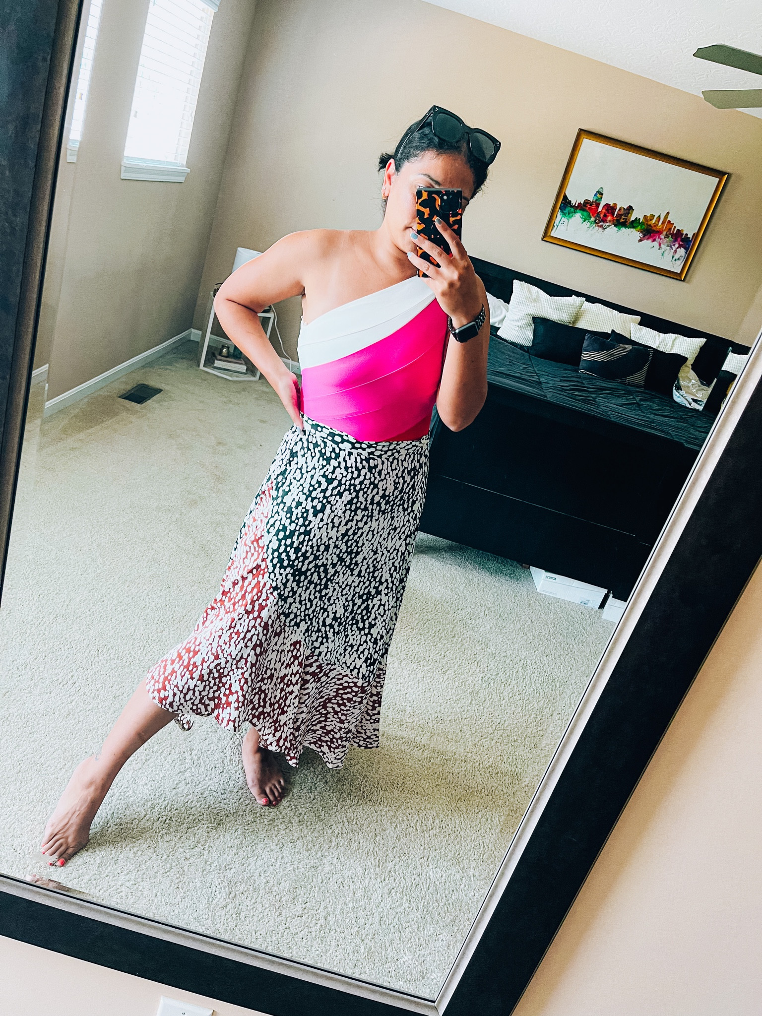 Summersalt
One piece swim 
Swimwear 
Vaca vibes 
Size 6 in suit, XS in skirt


#LTKstyletip #LTKswim #LTKFind