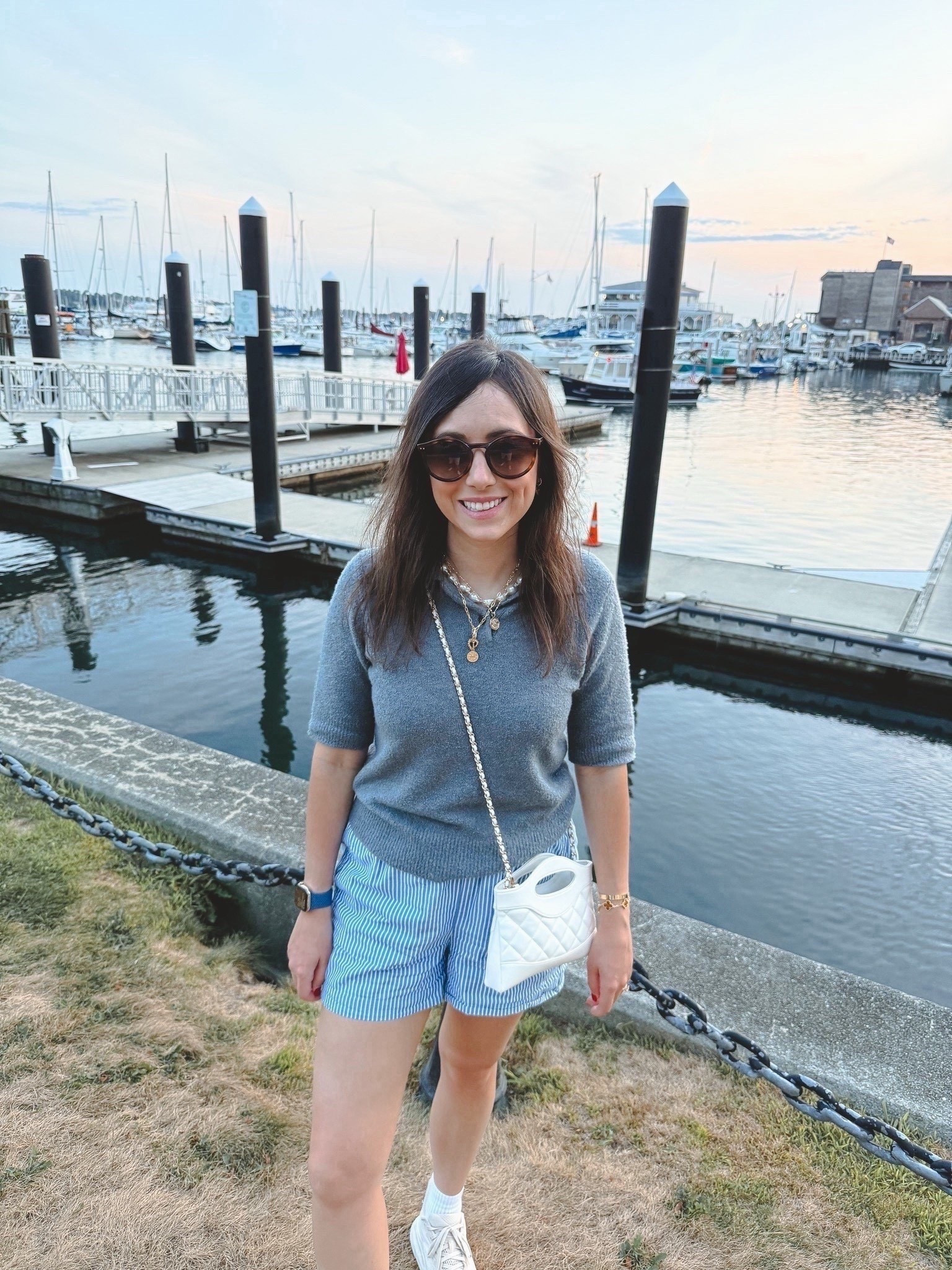 Stripe linen shorts with cashmere polo sweater




#LTKootd #LTKSeasonal #LTKFindsUnder100