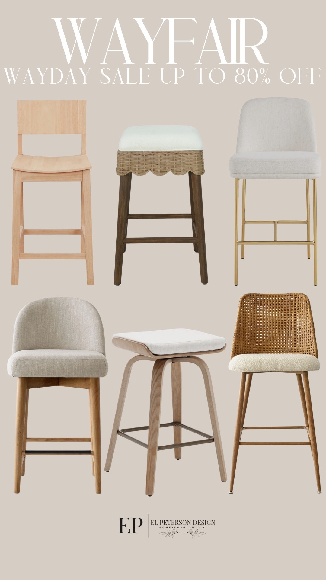 Wayfair Wayday Sale
Last Day
Counter stools 

#LTKHome #LTKSaleAlert