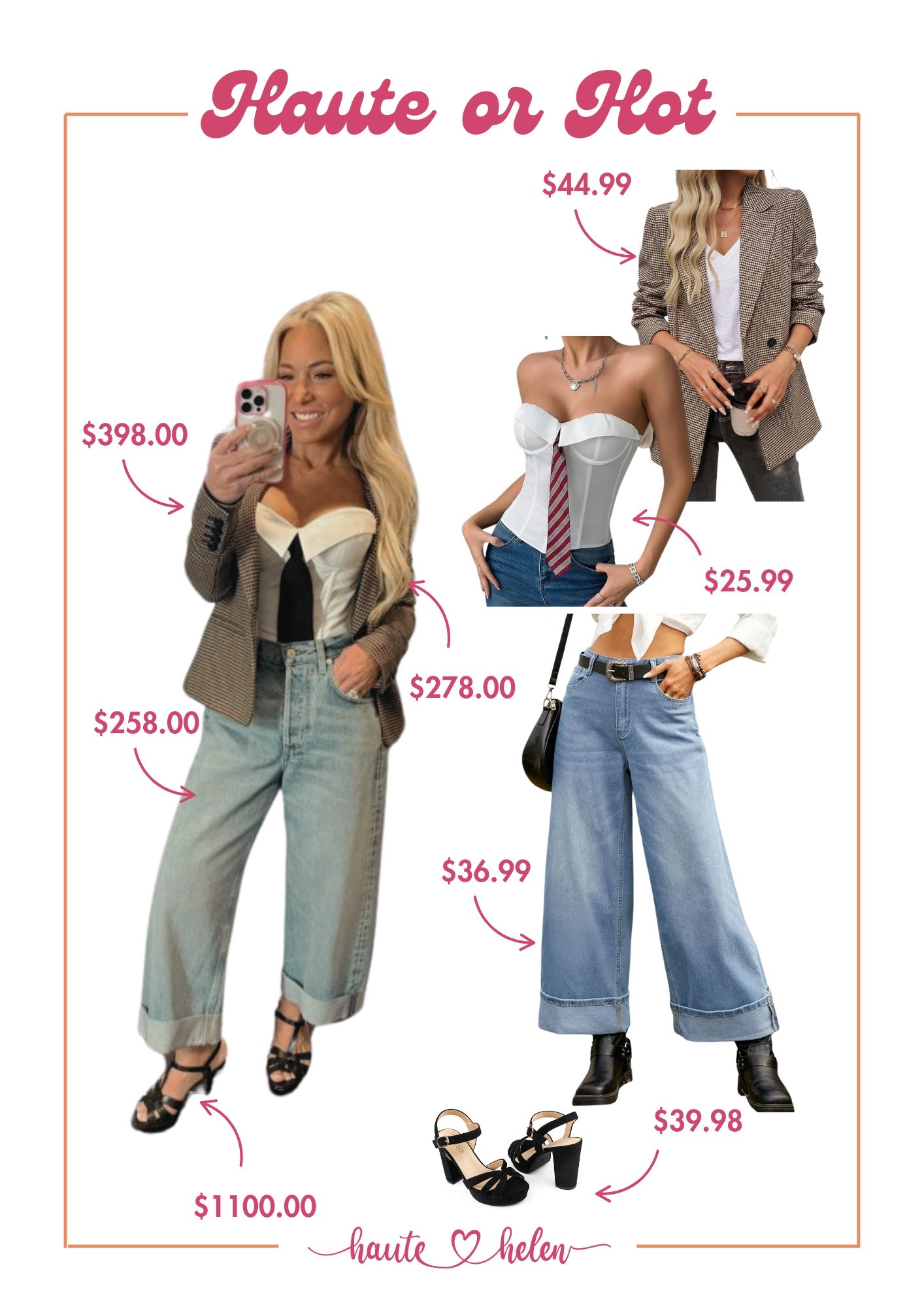 Shop the look for less outfit #7!

Blazers are a wardrobe staple, they can elevate any outfit. 💖

#blazer #lookforless #under100 #under50

#LTKStyleTip #LTKFindsUnder50 #LTKFindsUnder100