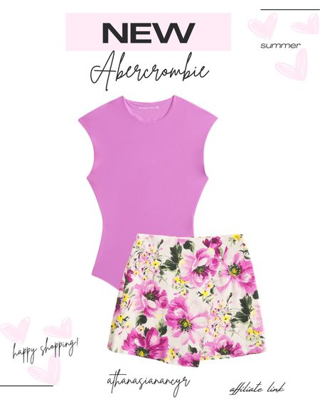 Abercrombie floral skort skirt 
Abercrombie summer tops 

Summer sets 
Summer outfits 
Summer fashion 
Summer vacation outfits 
#LTKSeasonal #LTKfindsunder50 
#LTKsalealert 

#LTKspring #LTKsummer #LTKstyletip #LTKtravel