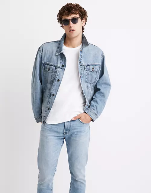 Oversized Jean Jacket in Medway Wash | Madewell