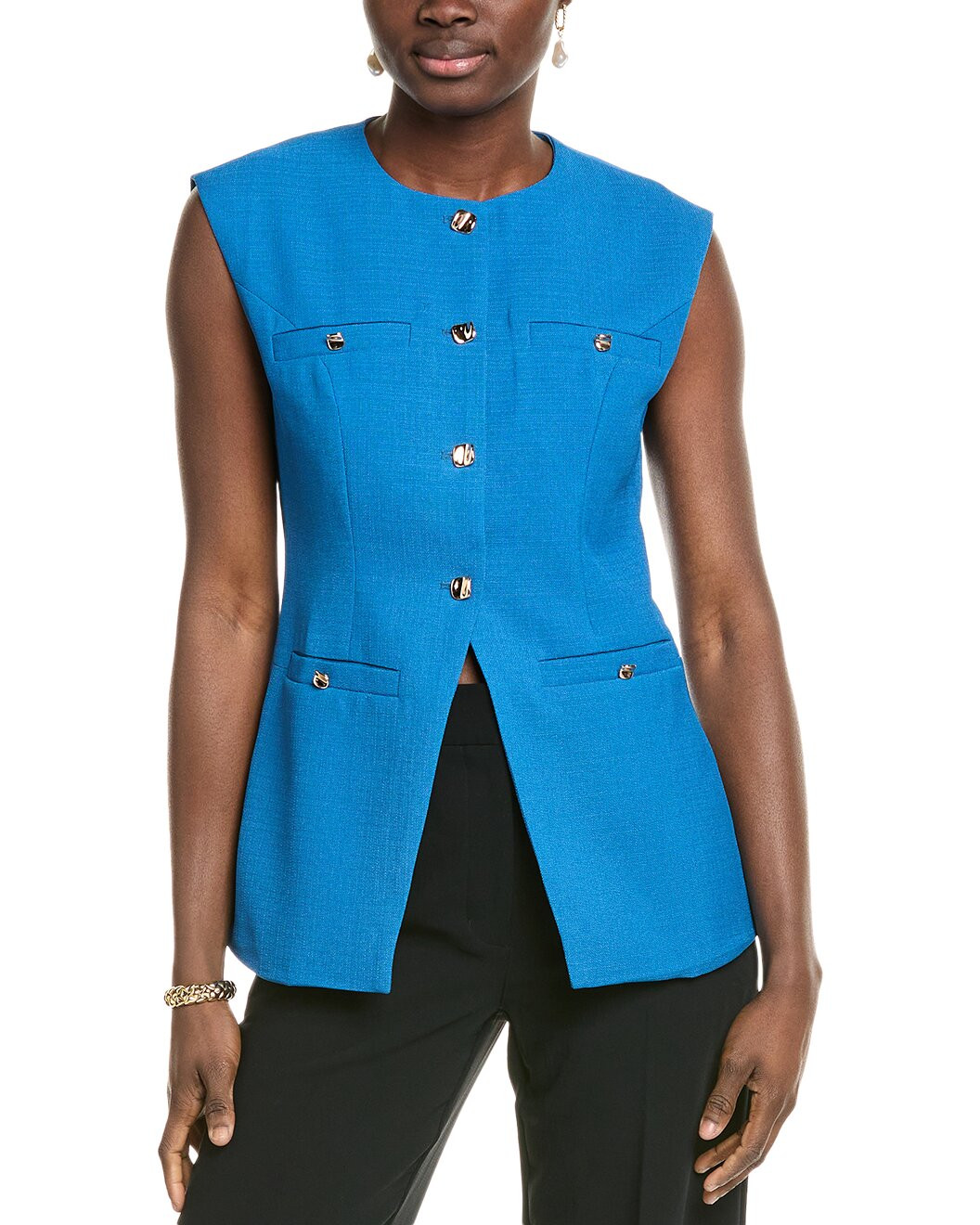 Button Detailed Vest | Rue La La