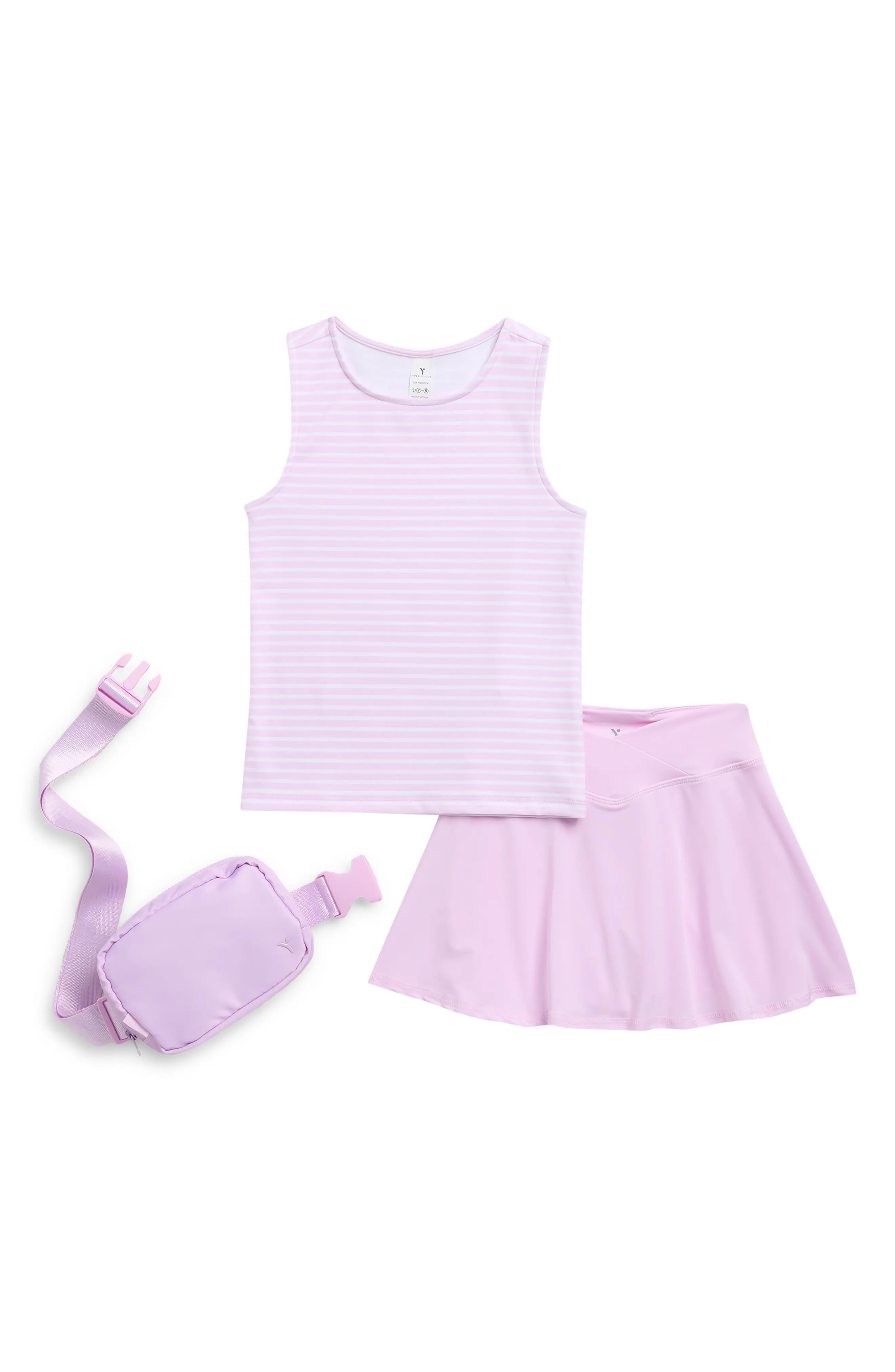 Kids' Lux Nicki Fitted Tank, Skirt & Belt Bag Set (Women) | Nordstromrack | Nordstrom Rack