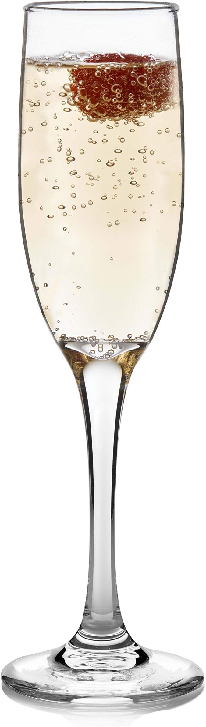 Libbey Claret Champagne Flute Glasses, Set of 8 | Amazon (US)